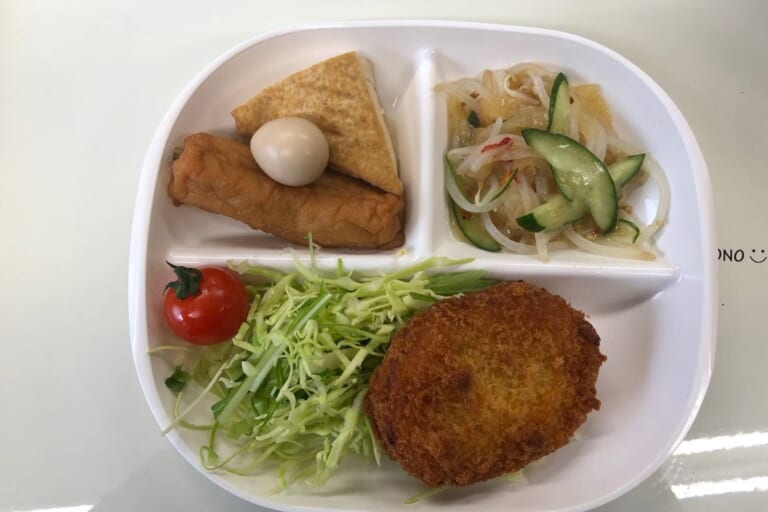 【親和の学生寮】今日の朝ごはん☆コロッケ