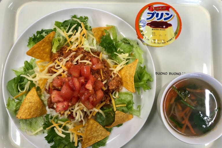 【親和の学生寮】今日の晩ごはん☆タコライス