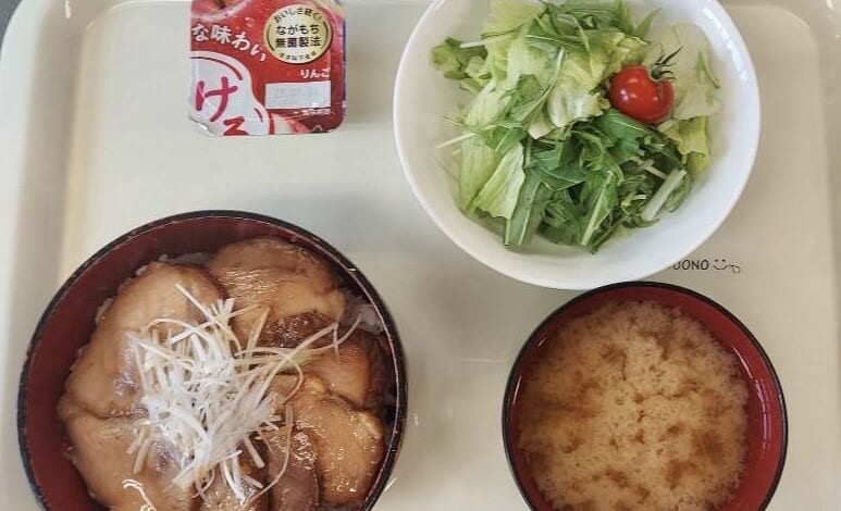 【親和の学生寮】今日の晩ごはん☆チャーシュー丼