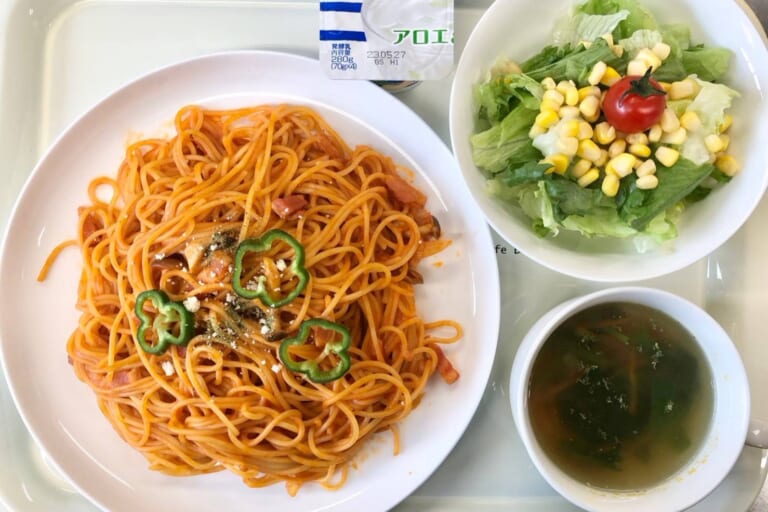 【親和の学生寮】今日の晩ごはん☆ナポリタン