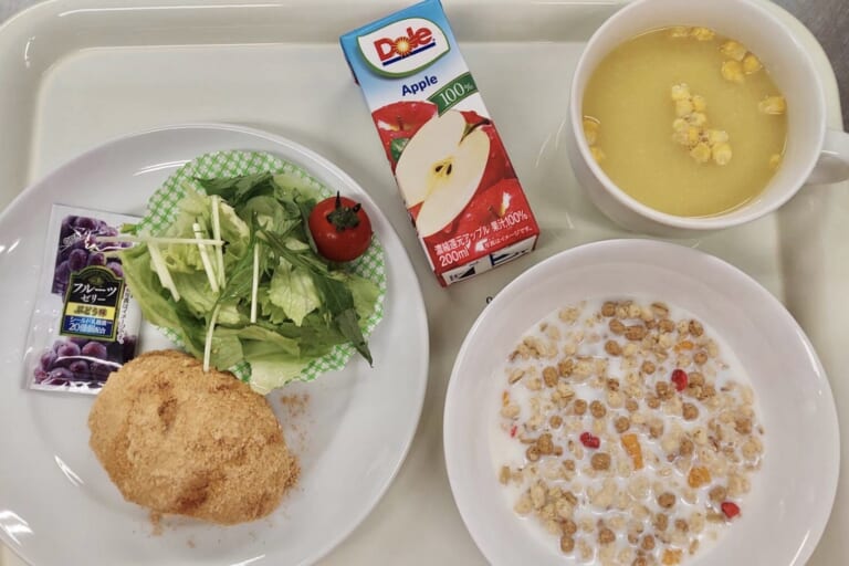 【親和の学生寮】今日の朝ごはん☆きなこ揚げパン