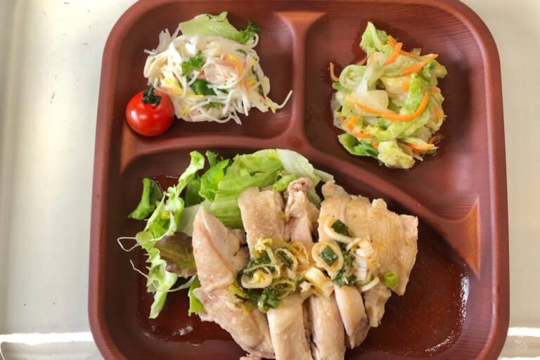 【親和の学生寮】今日の晩ごはん☆よだれ鶏