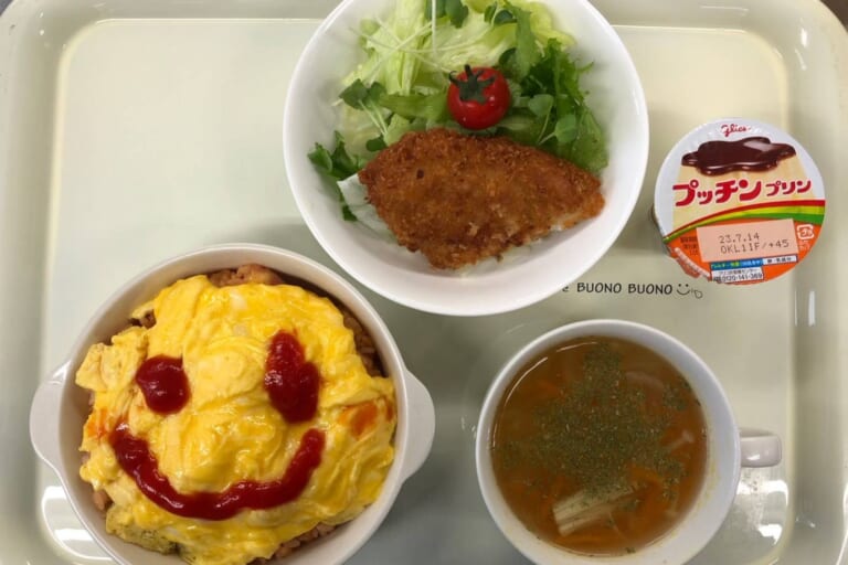 【親和の学生寮】今日の晩ごはん☆オムライス