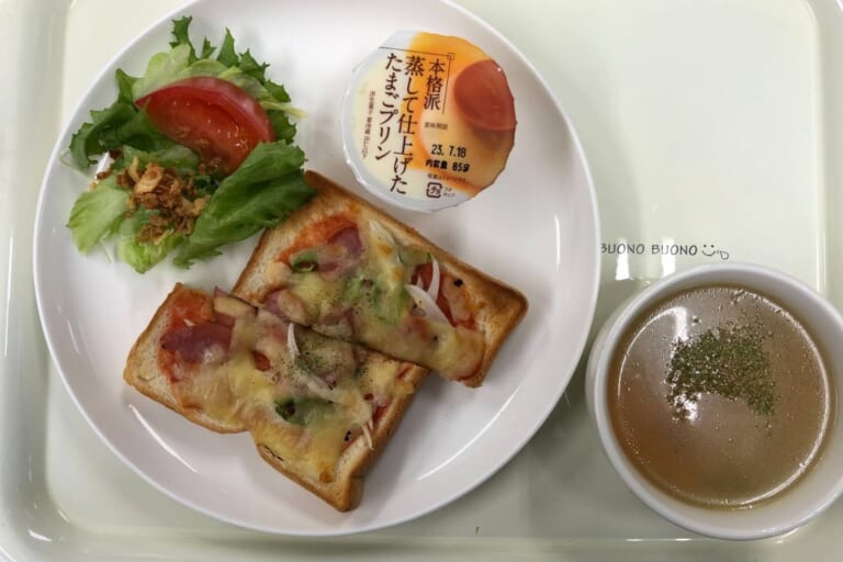 【親和の学生寮】今日の朝ごはん☆ピザトースト