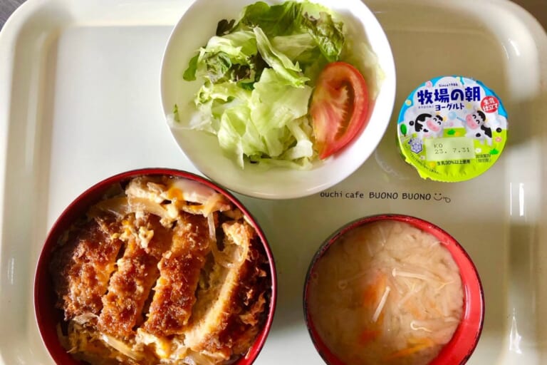 【親和の学生寮】今日の晩ごはん☆かつ丼