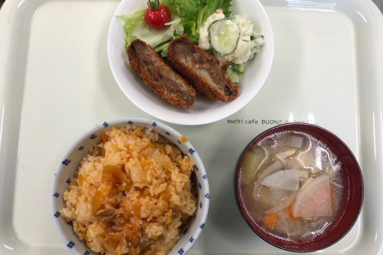 【親和の学生寮】今日の晩ごはん☆キムたくごはん