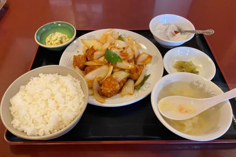 【社長ランチ】中華料理菜館さんで酢豚定食