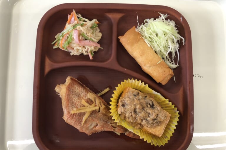 【親和の学生寮】今日の晩ごはん☆赤魚の煮つけ