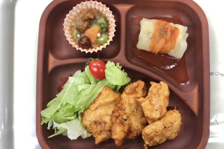 【親和の学生寮】今日の晩ごはん☆みそとり天