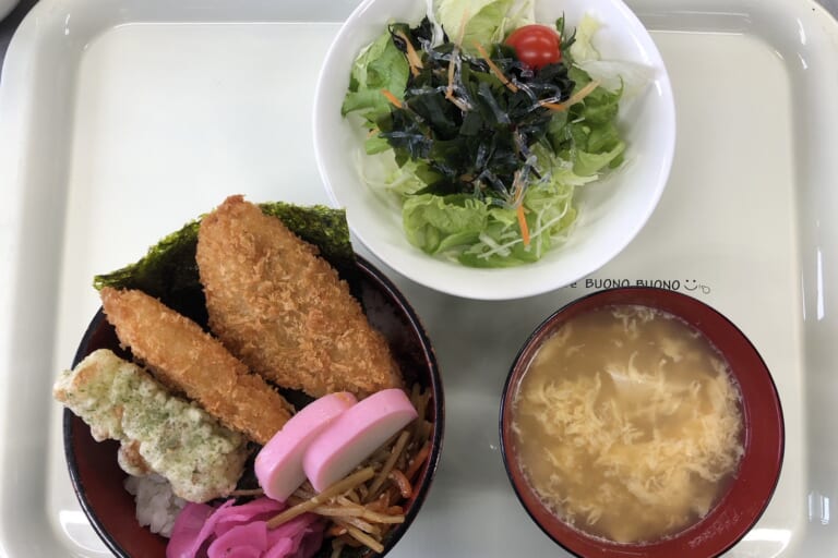 【親和の学生寮】今日の晩ごはん☆のり弁丼