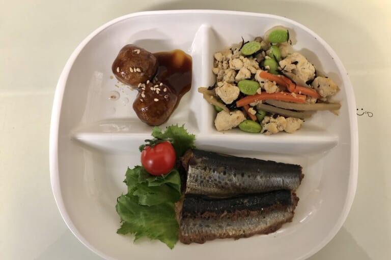 【親和の学生寮】今日の朝ごはん☆いわしのしょうが煮