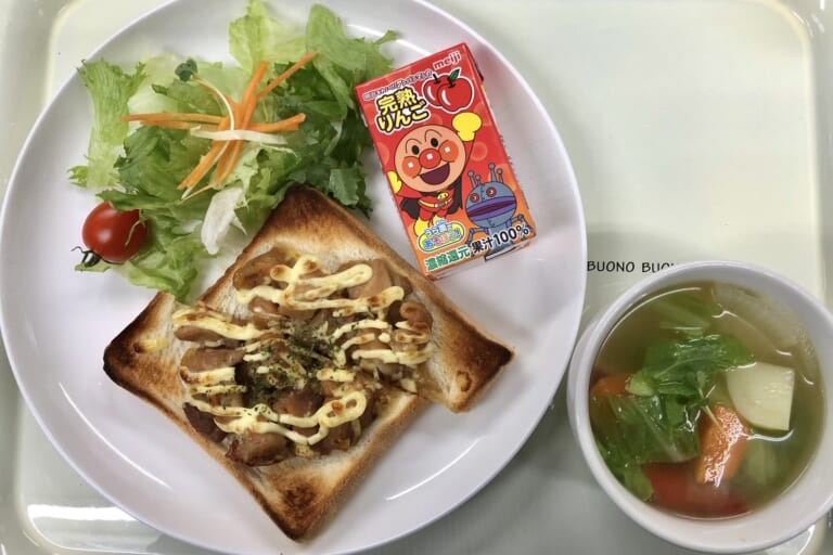 【親和の学生寮】今日の朝ごはん☆てりマヨトースト