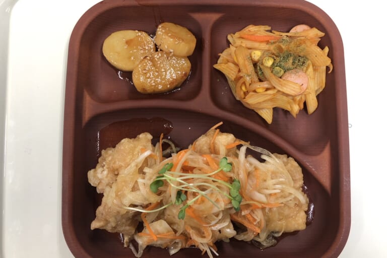 【親和の学生寮】今日の晩ごはん☆鶏の南蛮漬け