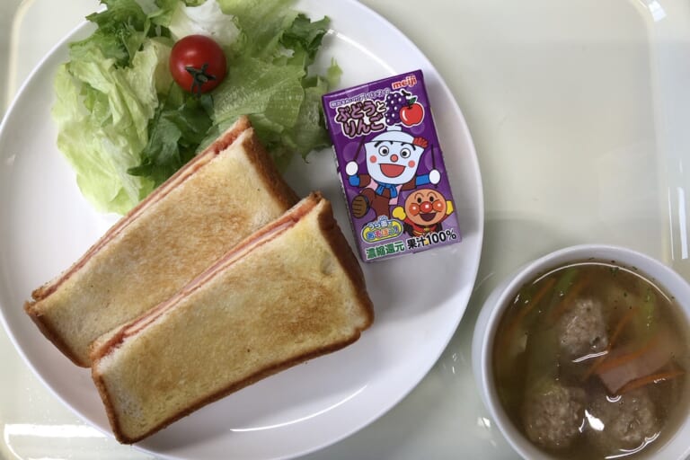 【親和の学生寮】今日の朝ごはん☆ホットサンド