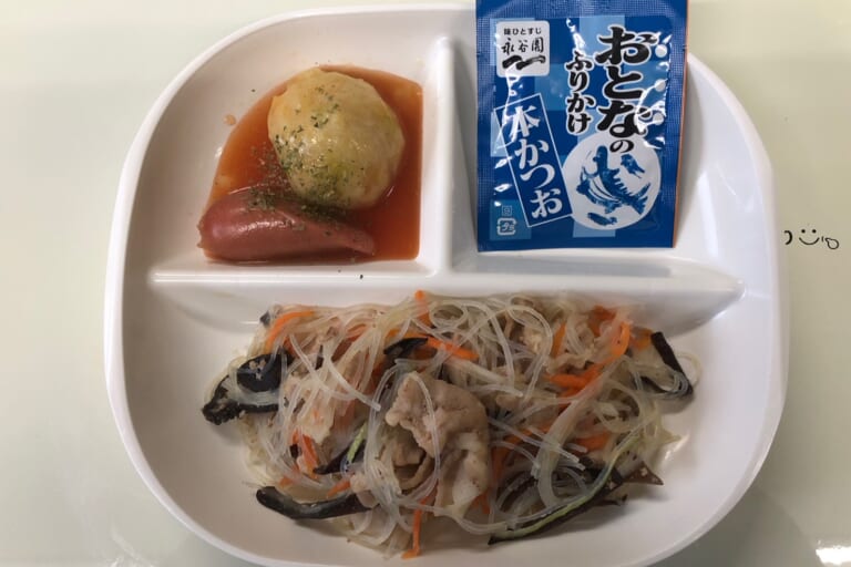 【親和の学生寮】今日の朝ごはん☆春雨炒め