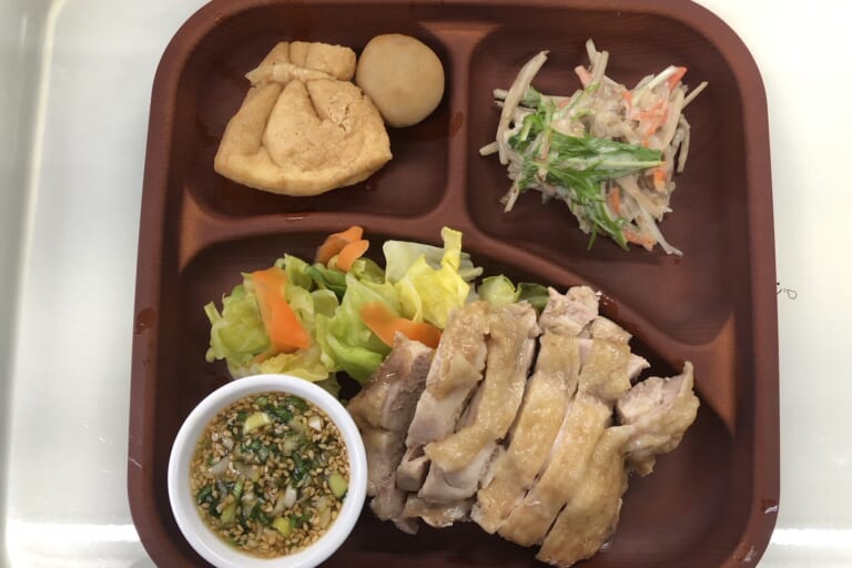 【親和の学生寮】今日の晩ごはん☆香味たれチキン