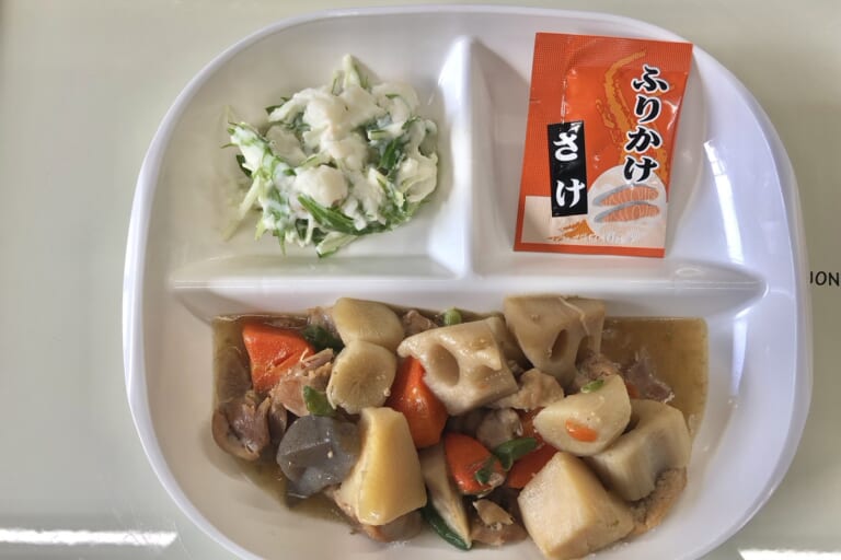 【親和の学生寮】今日の朝ごはん☆筑前煮