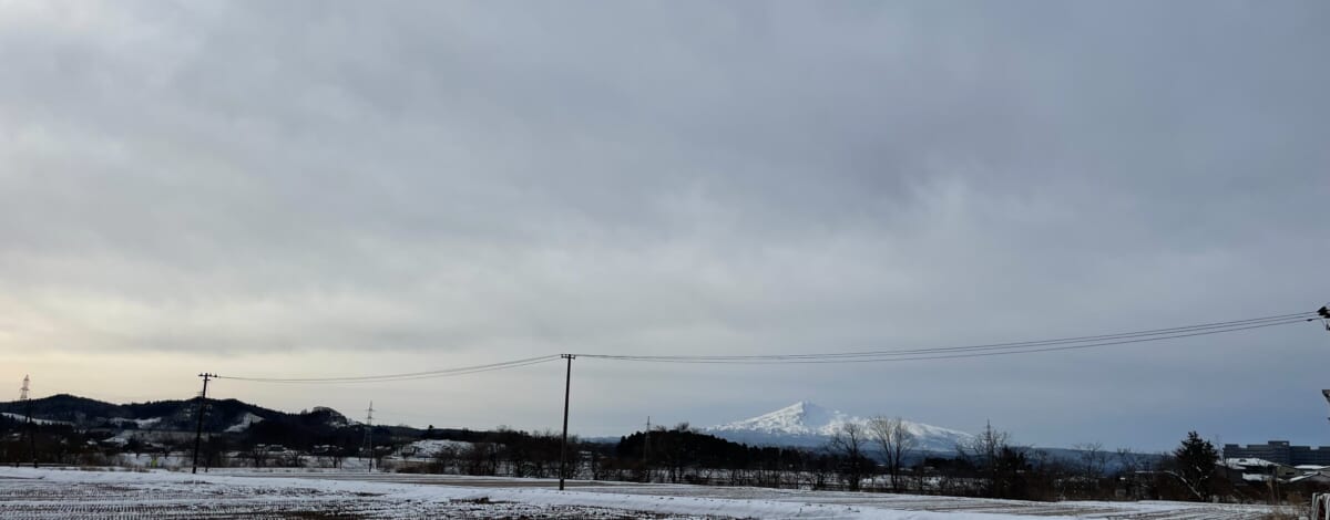 今朝の鳥海山