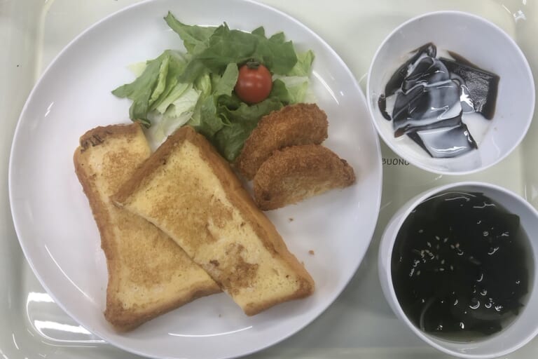 【親和の学生寮】今日の朝ごはん☆フレンチトースト