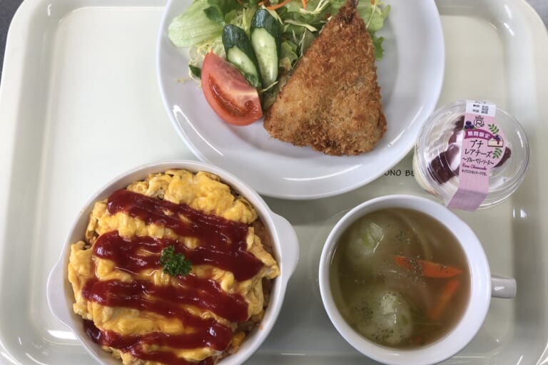 【親和の学生寮】今日の晩ごはん☆オムライス