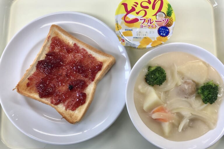 【親和の学生寮】今日の朝ごはん☆セレクトジャムトースト