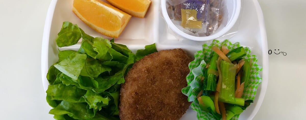 【親和の学生寮】今日の朝ごはん☆コロッケ