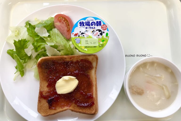 【親和の学生寮】今日の朝ごはん☆セレクトジャムとクリームシチュー