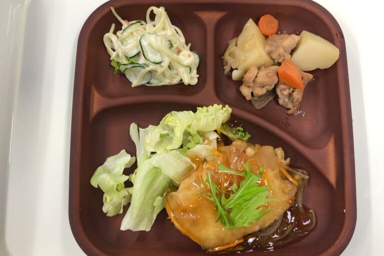 【親和の学生寮】今日の晩ごはん☆あんかけ白身魚