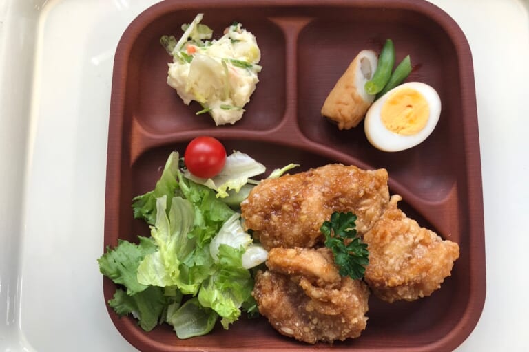 【親和の学生寮】今日の晩ごはん☆ガリバタチキン