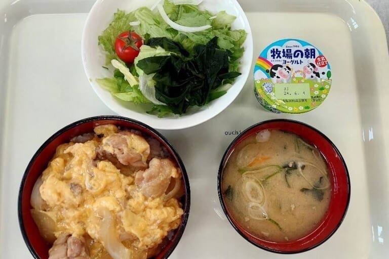 【親和の学生寮】今日の晩ごはん☆親子丼