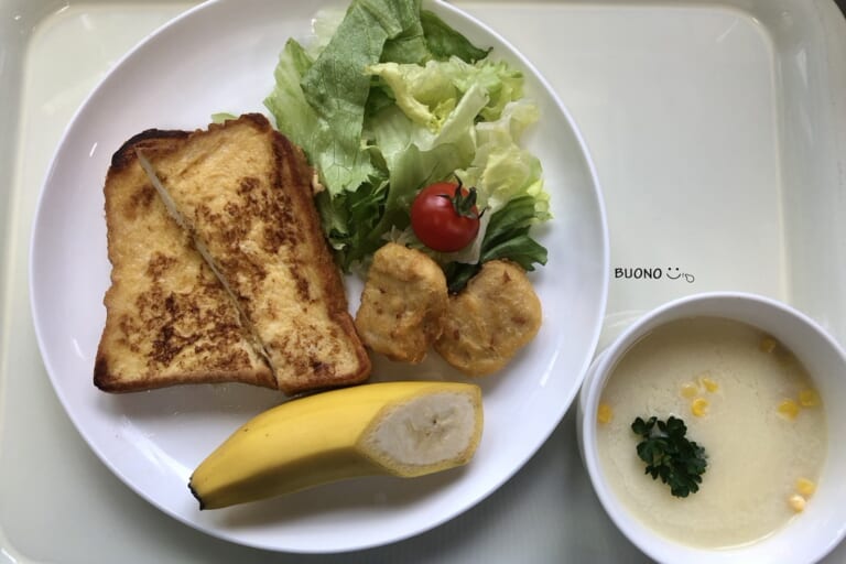 【親和の学生寮】今日の朝ごはん☆フレンチトースト