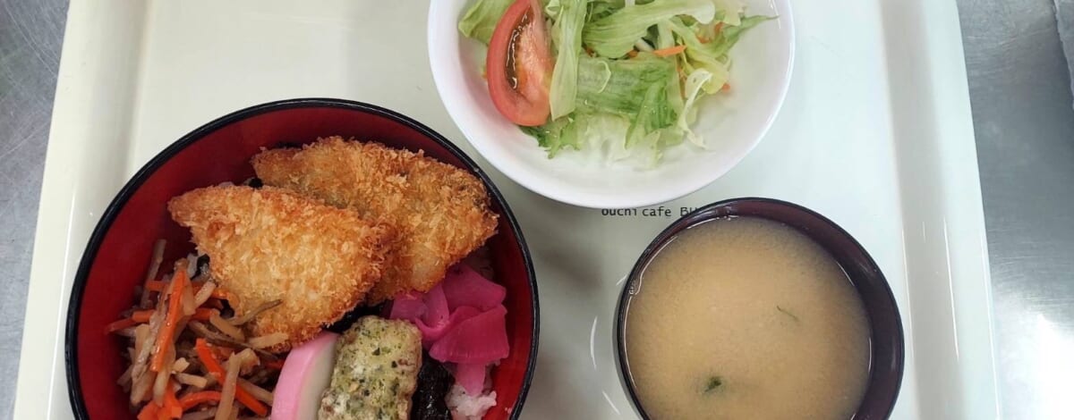 【親和の学生寮】今日の晩ごはん☆のり弁丼