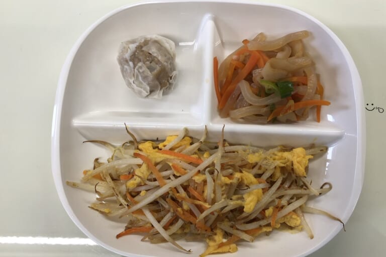 【親和の学生寮】今日の朝ごはん☆もやしの玉子炒め