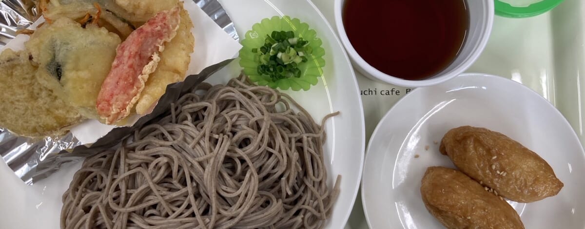 【親和の学生寮】今日の晩ごはん☆天ざるそば