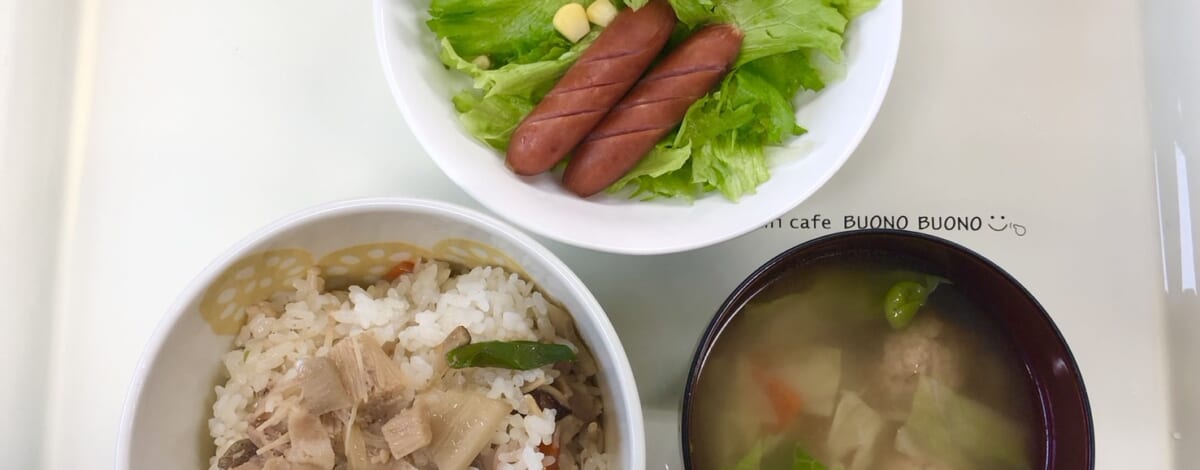 【親和の学生寮】今日の朝ごはん☆五目混ぜご飯