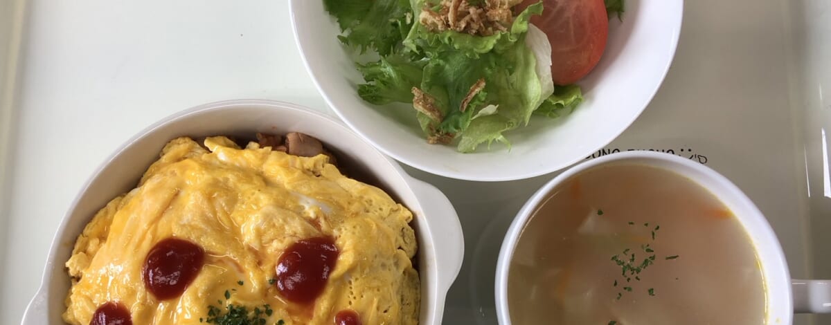 【親和の学生寮】今日の晩ごはん☆オムライス