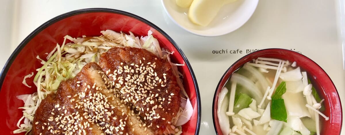 【親和の学生寮】今日の晩ごはん☆ソースカツ丼