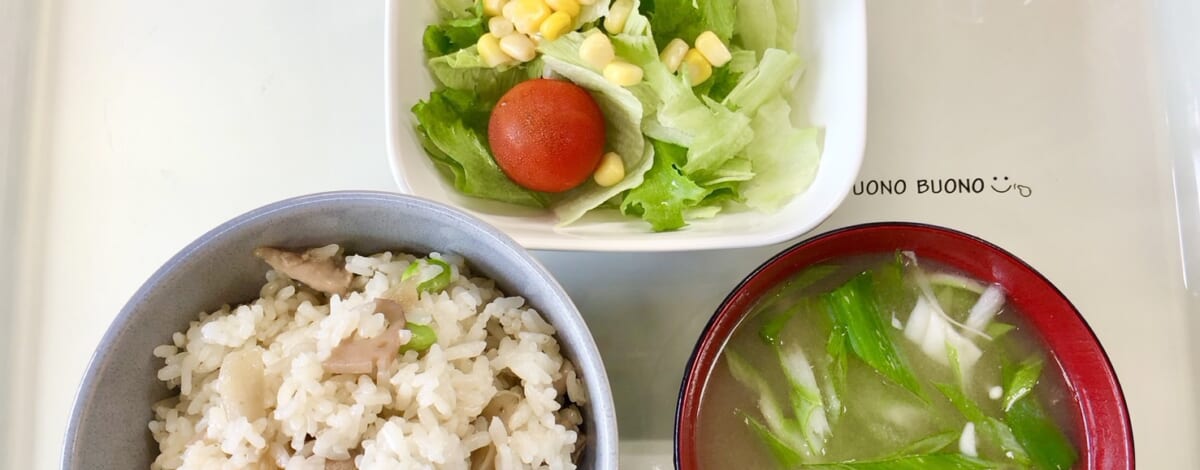 【親和の学生寮】今日の朝ごはん☆五目混ぜご飯