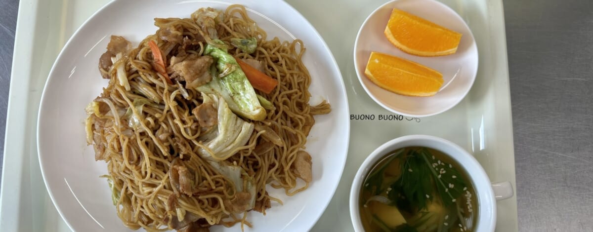 【親和の学生寮】今日の晩ごはん☆焼きそば