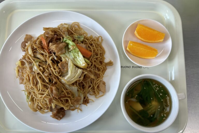 【親和の学生寮】今日の晩ごはん☆焼きそば