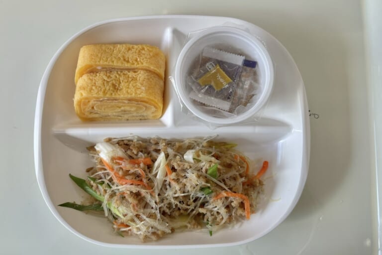 【親和の学生寮】今日の朝ごはん☆春雨炒め