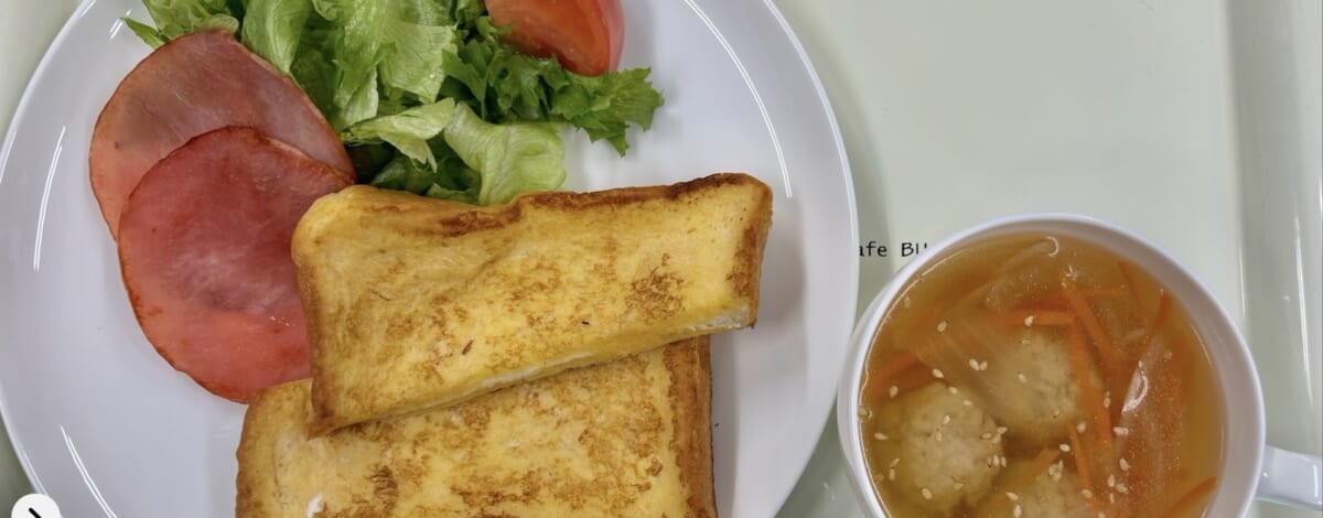 【親和の学生寮】今日の朝ごはん☆フレンチトースト