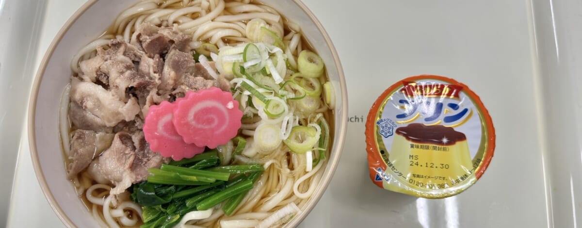 【親和の学生寮】今日の晩ごはん☆肉うどん