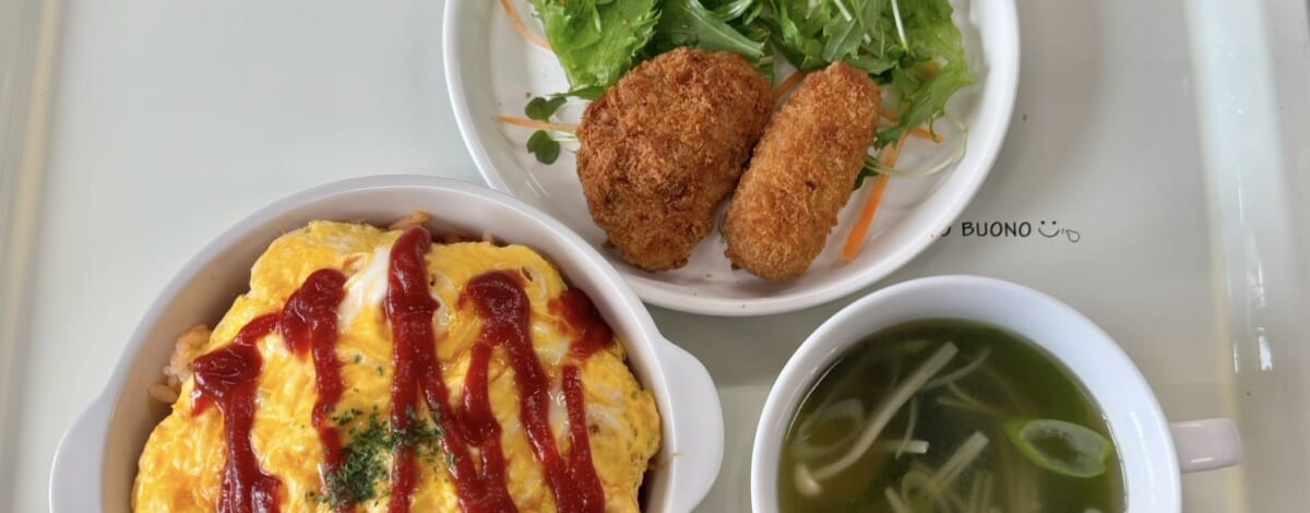 【親和の学生寮】今日の晩ごはん☆オムライス