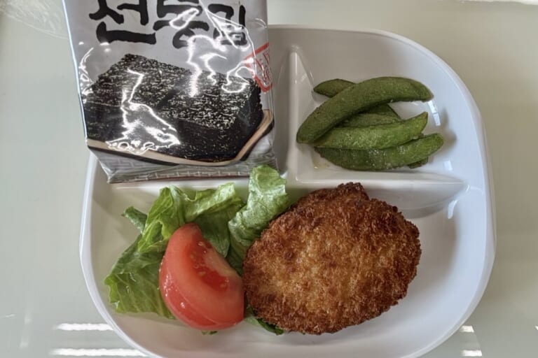 【親和の学生寮】今日の朝ごはん☆コロッケ