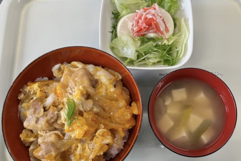 【親和の学生寮】今日の晩ごはん☆親子丼