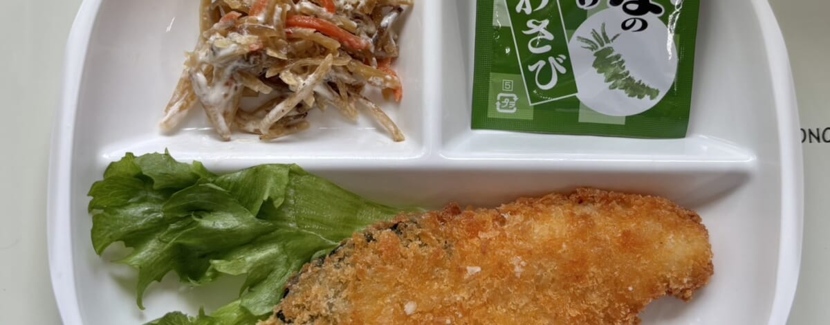【親和の学生寮】今日の朝ごはん☆ササミフライ