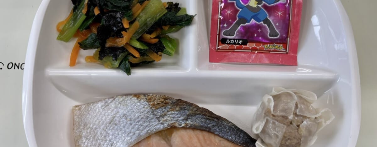 【親和の学生寮】今日の朝ごはん☆焼き魚としゅうまい