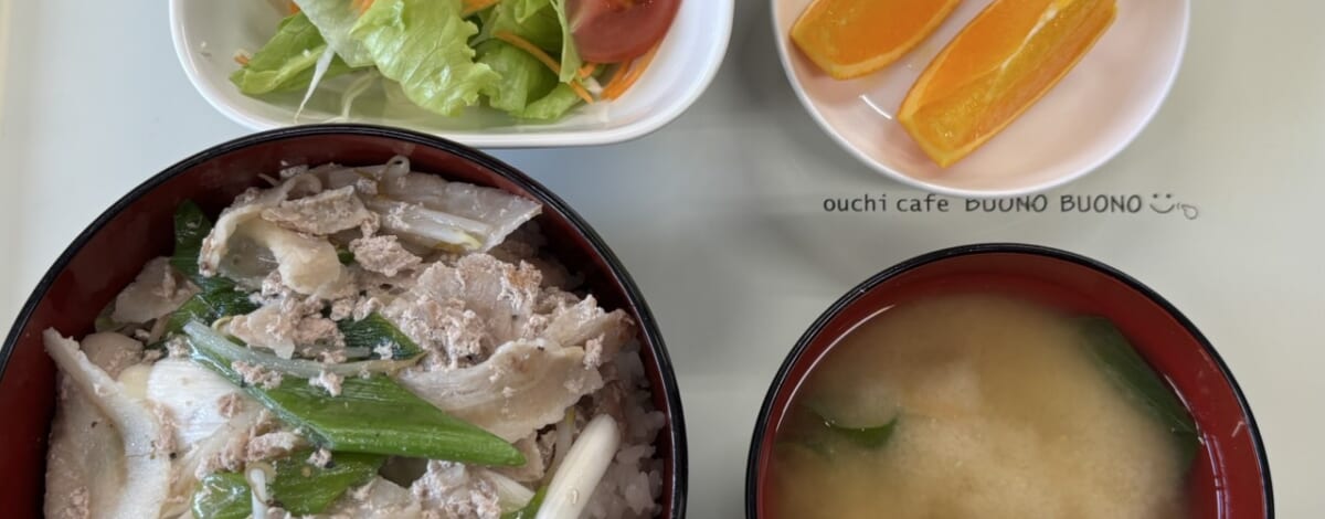 【親和の学生寮】今日の晩ごはん☆塩豚丼