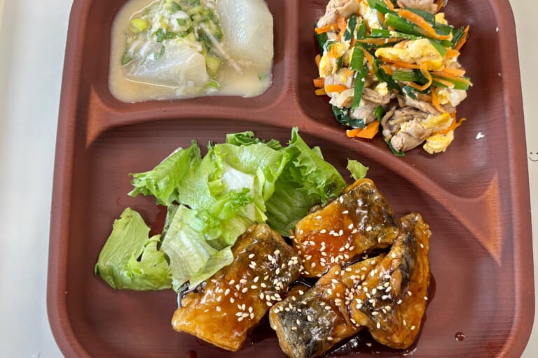 【親和の学生寮】今日の晩ごはん☆大根のねぎ味噌和え